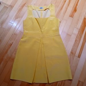Moschino Yellow Sleeveless A-Line Dress
